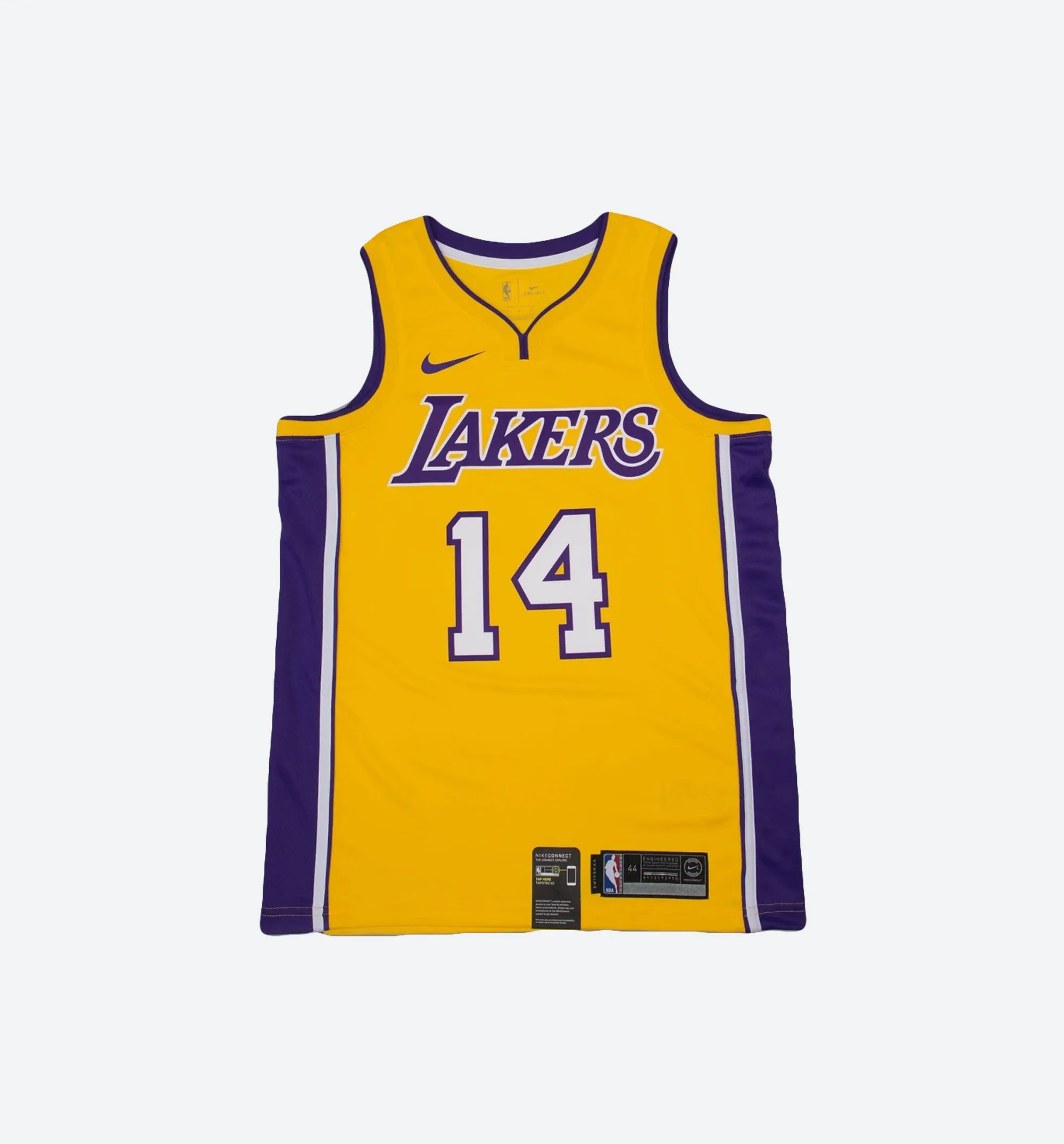 Los Angeles Lakers Swingman Jersey - Yellow/Purple sold by Nice Kicks Retail