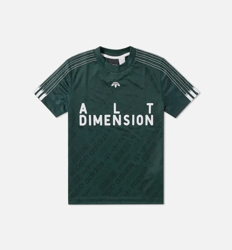 Alexander Wang Collection Mens Socer Jersey II - Green/White made by Adidas