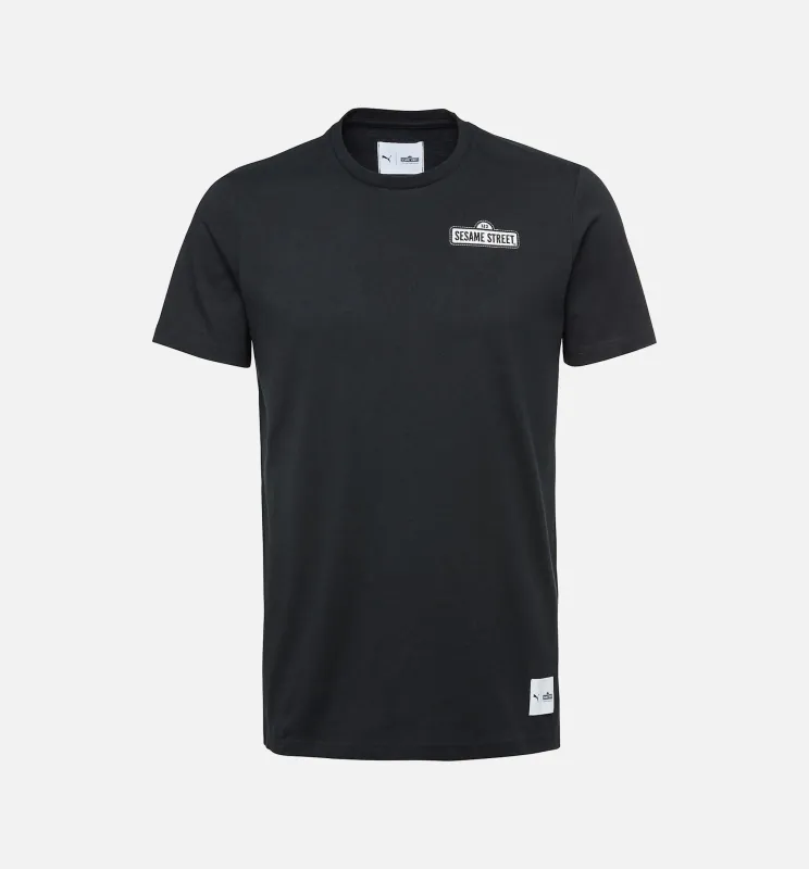 Puma X Sesame Street Men's T-Shirt - Black/White sold by Nice Kicks Retail