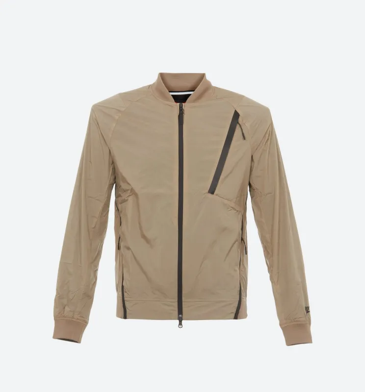 Tech Hypermesh Varsity Jacket Men's - Khaki sold by Nice Kicks Retail
