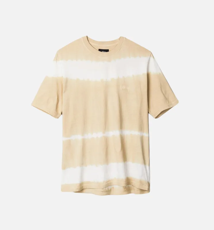 Spray Stripe Tee Mens T-Shirt - Khaki/White sold by Nice Kicks Retail