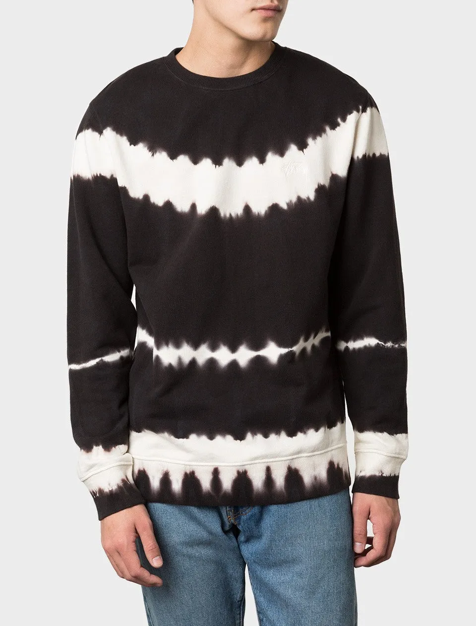 Spray Stripe Crew Mens Crew - Black/White sold by Nice Kicks Retail product image thumbnail 2