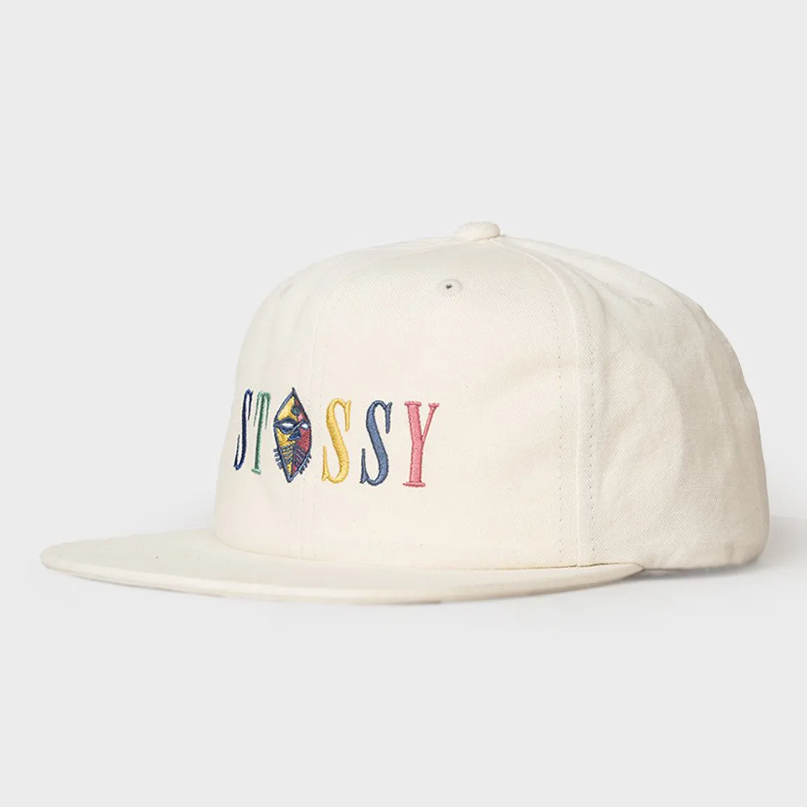 Mask Logo Strapback Mens Hat - White sold by Nice Kicks Retail product image thumbnail 2