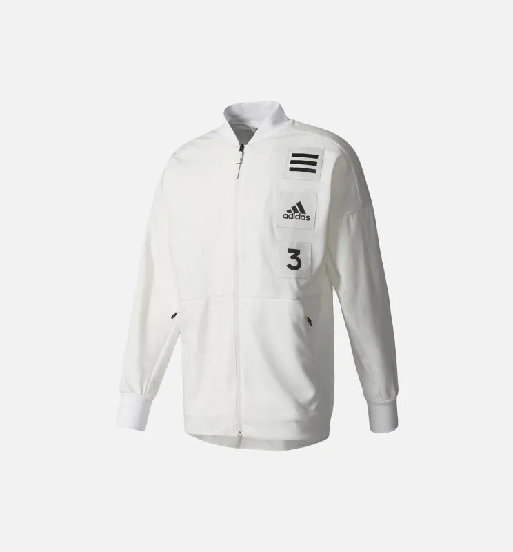 Coach Jacket Men's - White/Black made by Adidas