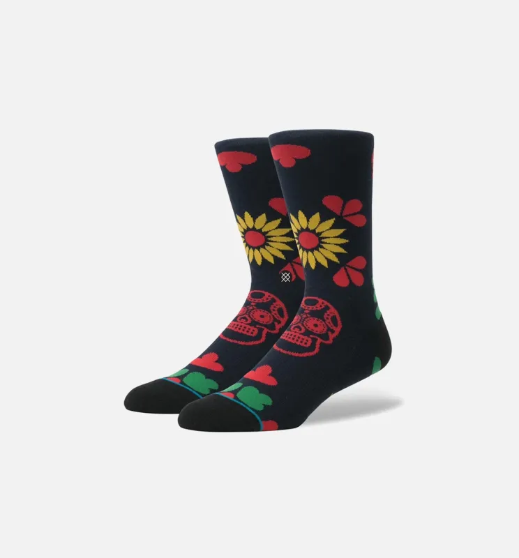 Dia Classic Crew Socks Men's - Black/Red/Green/Yellow made by Stance