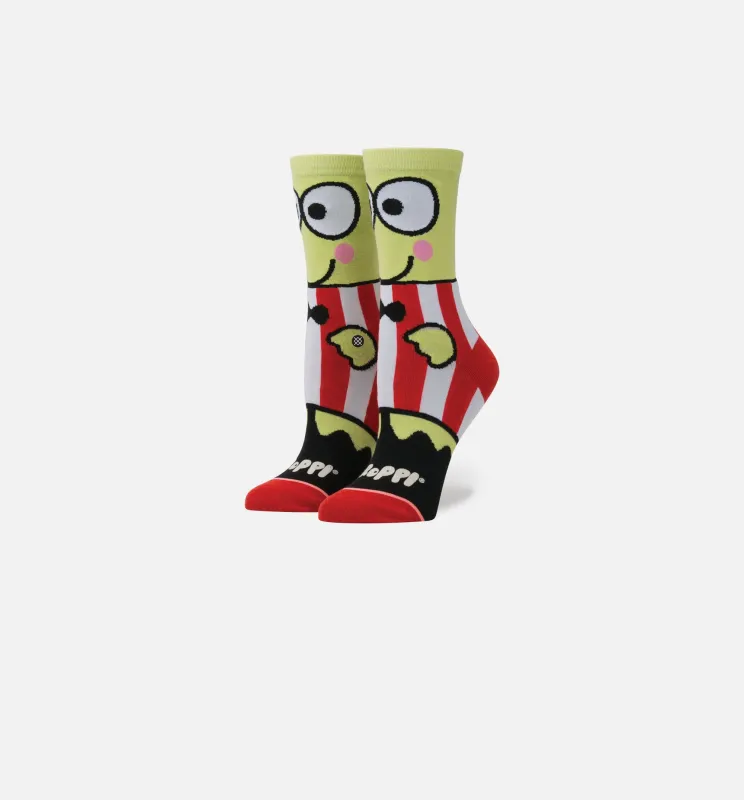 Stance X Sanrio Keroppi Socks Women's - Green/Red/Black/White made by Stance