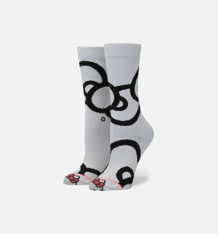 Stance X Sanrio Hello Kitty Bows Socks Women's - White/Black/Red made by Stance