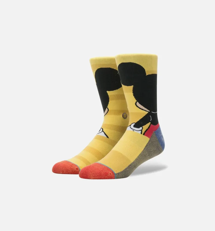 Mickey Socks Men's - Yellow/Black/Red made by Stance