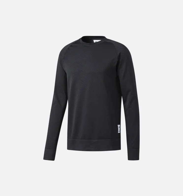adidas Athletics X Reigning Champ Seamless Crew Sweatshirt Men's - Black made by Adidas