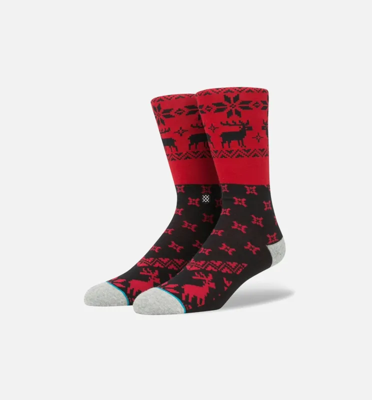 Blitzn Crew Socks -  Red made by Stance