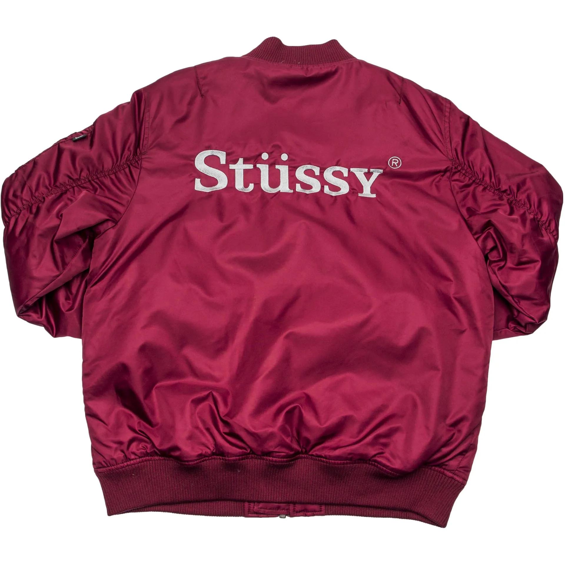 MA 1 Mens Jacket - Burgundy sold by Nice Kicks Retail product image thumbnail 2