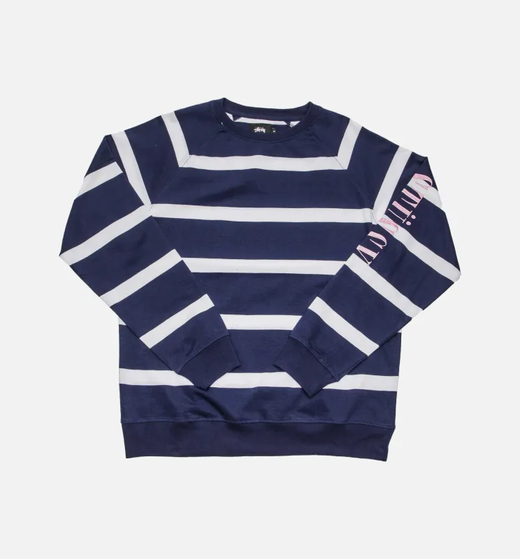 Striped Raglan Crew Mens Shirt - Navy sold by Nice Kicks Retail