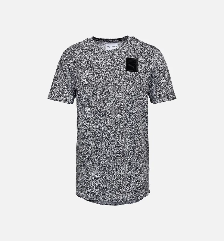 Puma X Trapstar Logo Tee Men's - White Noise made by Puma