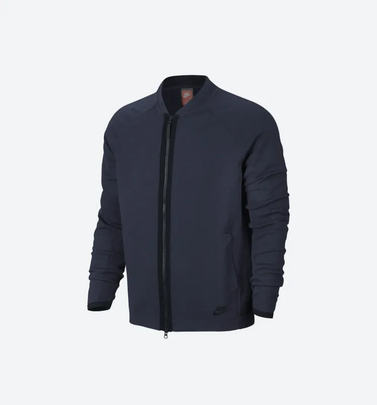 Sportswear Tech Knit Bomber Jacket Men's - Obsidian/Black made by Nike