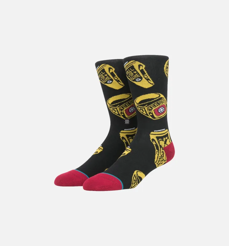 Fame Ring Crew Socks Men's - Black made by Stance