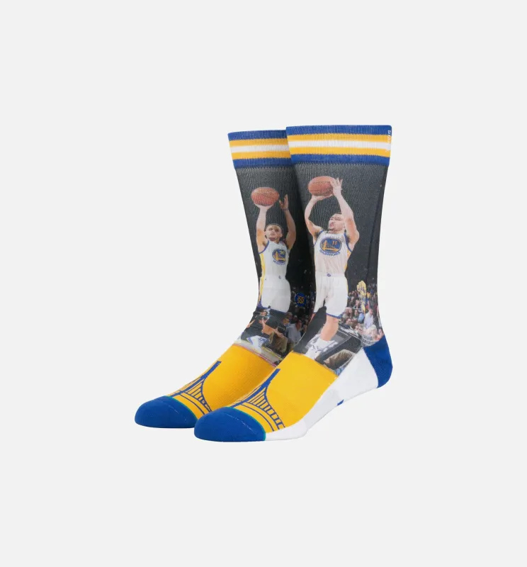 Curry/Thompson Socks Men's - Blue/Yellow sold by Nice Kicks Retail