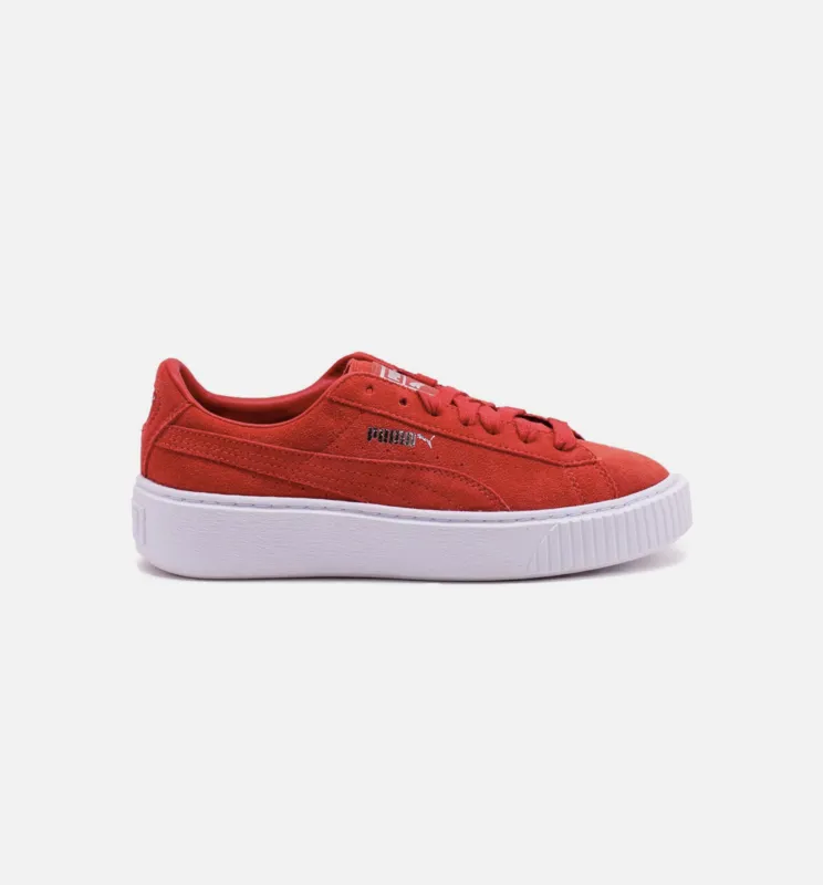 Suede Creeper Women's - Red/White made by Puma
