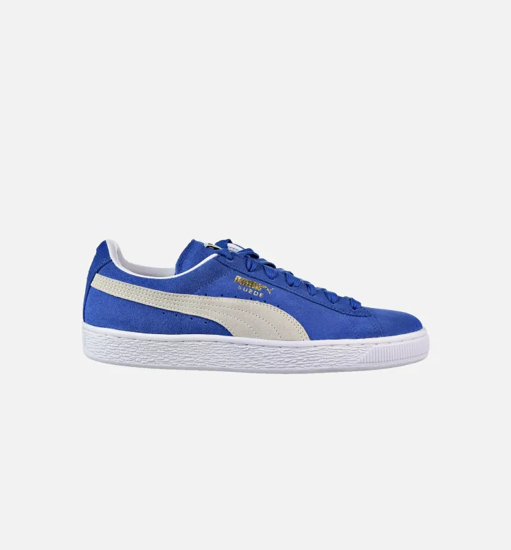 Suede Classic Mens Lifestyle Shoe - Olympian Blue/White made by Puma