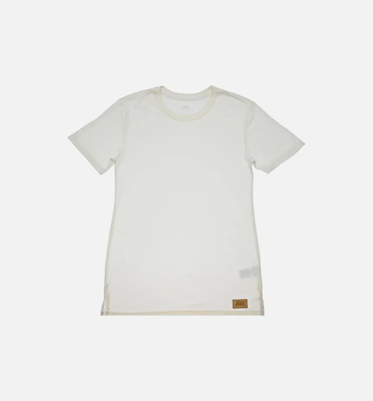 Premium Tee Mens T-Shirt - Cream made by Onitsuka Tiger