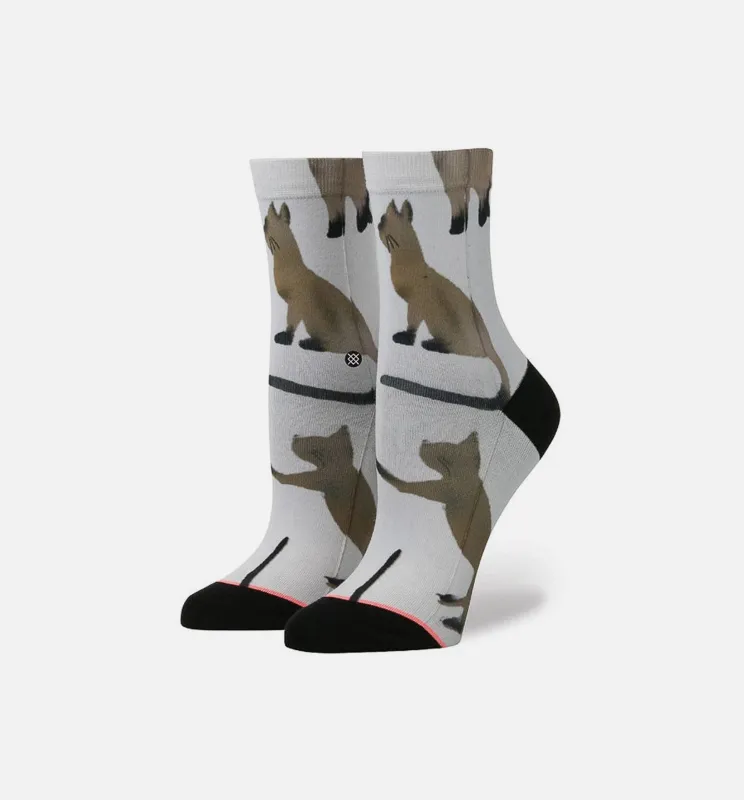 Cats Socks Women's - White/Black sold by Nice Kicks Retail