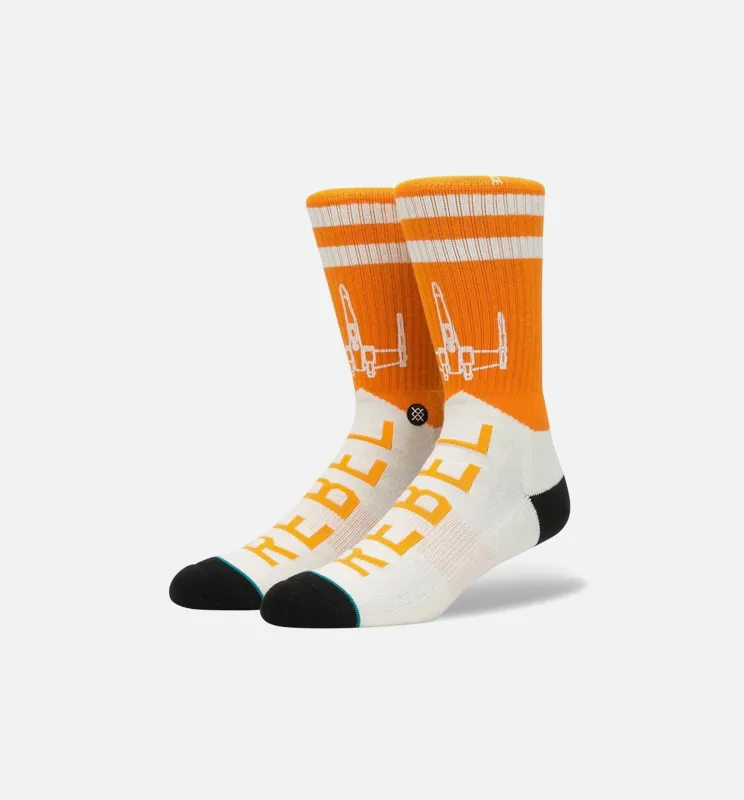 Star Wars Varsity Rebel Socks Men's - Orange sold by Nice Kicks Retail