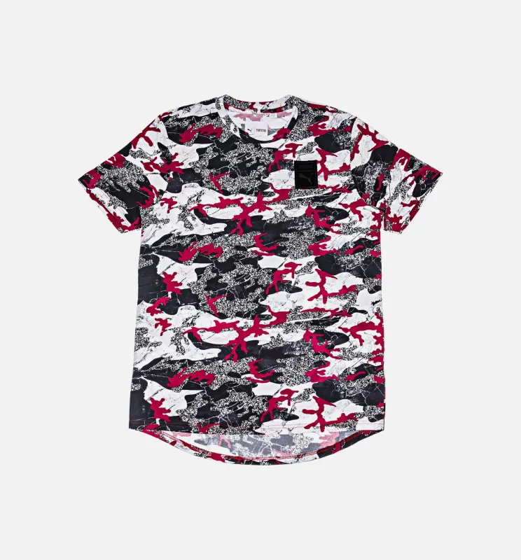 Puma X Trapstar Logo Tee Men's - Barbados Cherry/Camo made by Puma