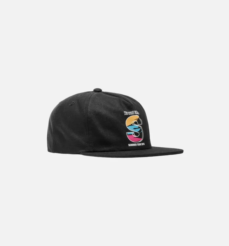 Summer Tour Snapback - Black made by Stussy