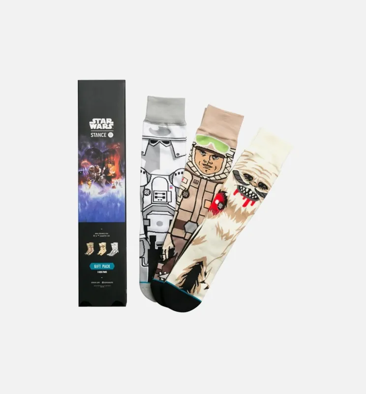 Star Wars Empire Strikes Back 3 Pack Socks - Black made by Stance