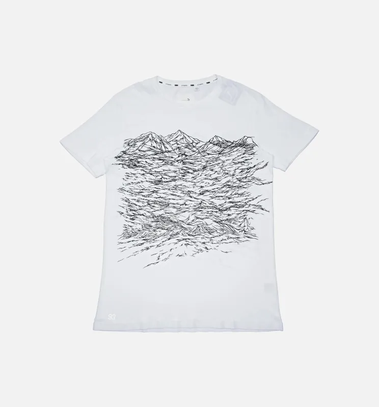 Puma X Stampd Wave Texture Print Shirt (Mens) - White made by Puma