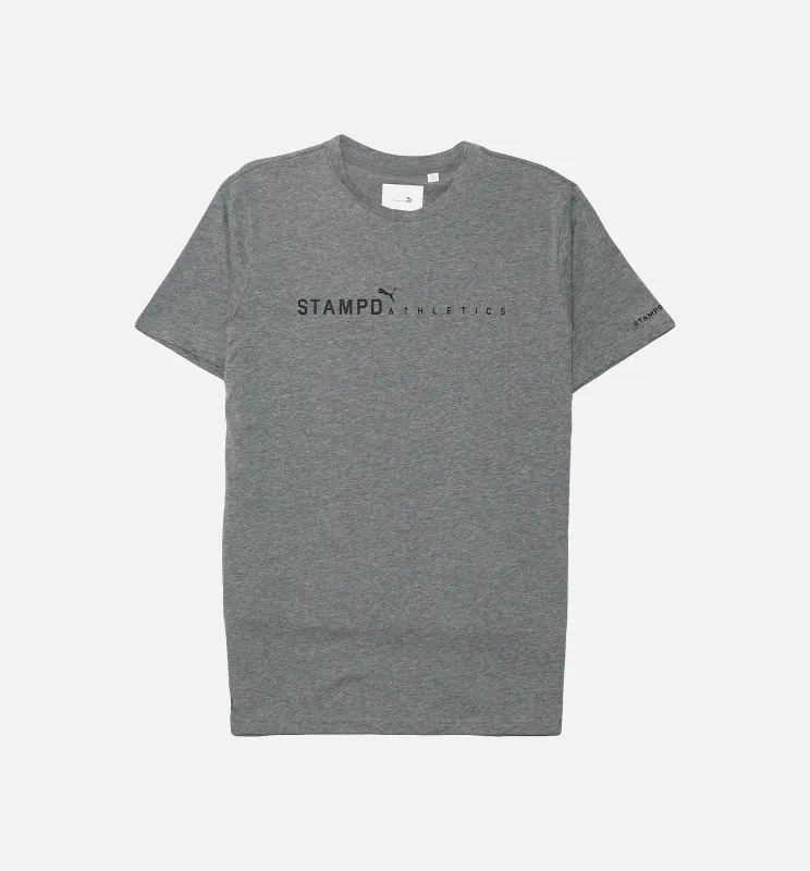 Stampd LA Logo Tee Mens T-Shirt - Grey made by Puma
