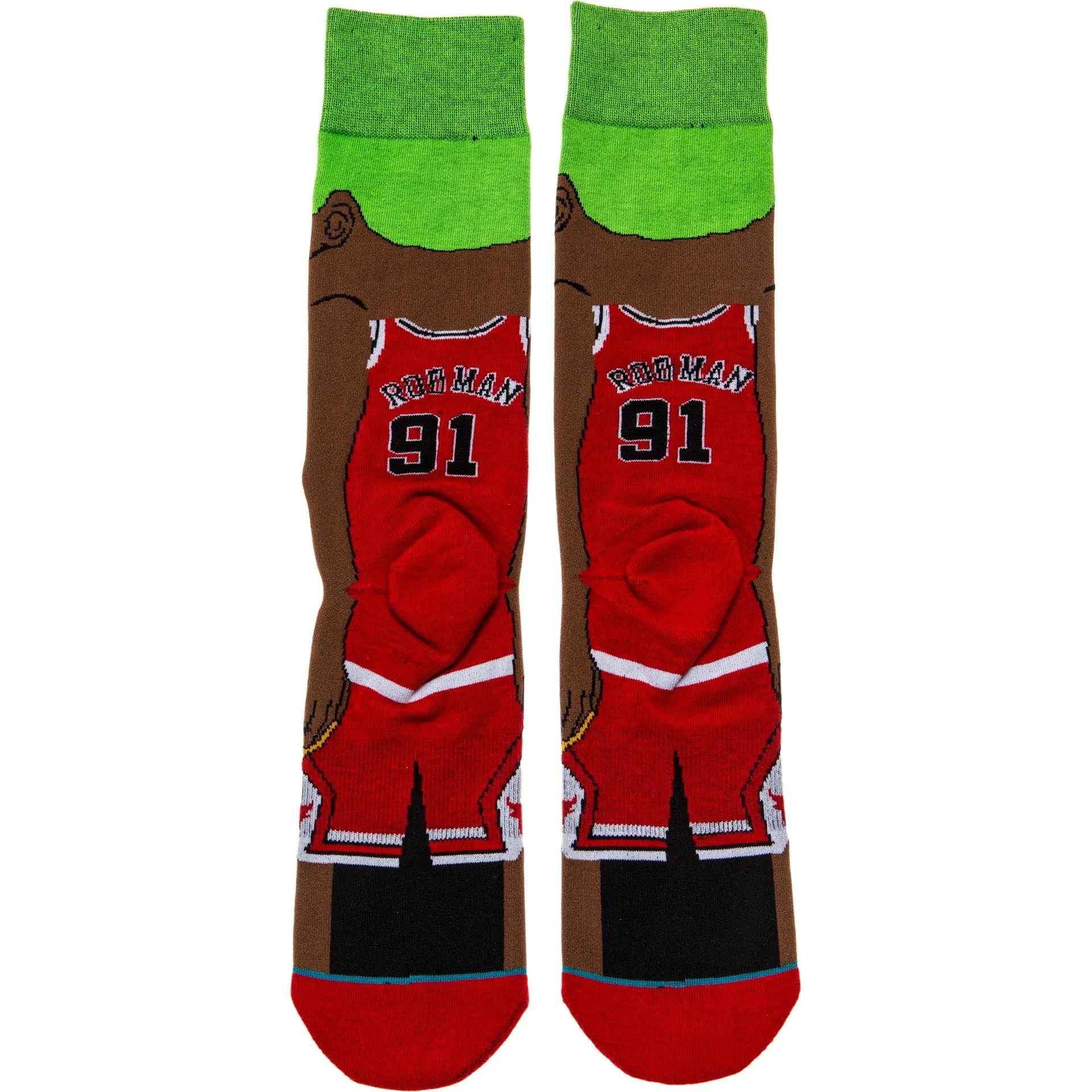 NBA Legends Dennis Rodman Socks (Mens) - Red sold by Nice Kicks Retail product image thumbnail 2