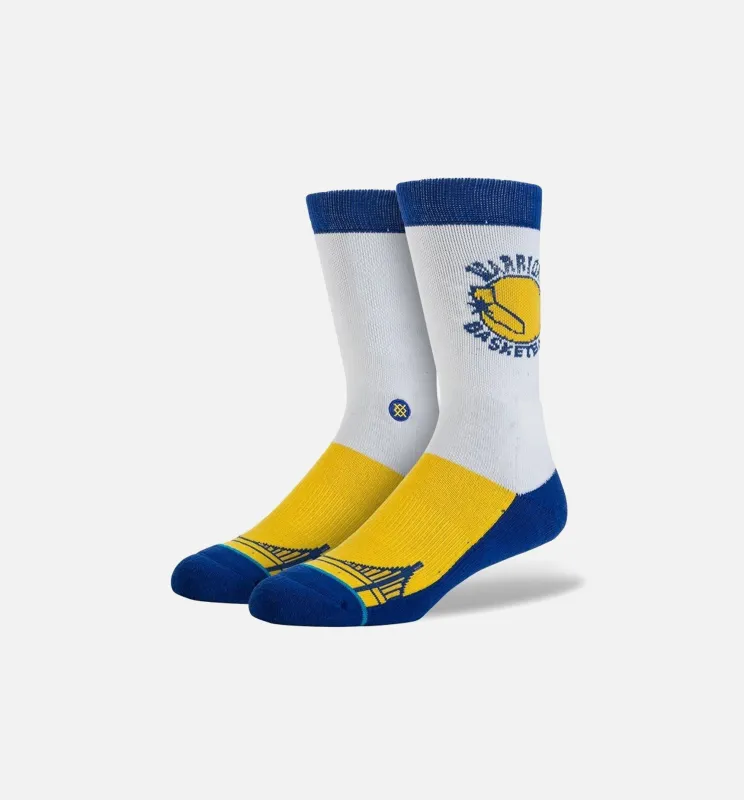 NBA Golden State Warriors Socks (Mens) - White/Blue sold by Nice Kicks Retail