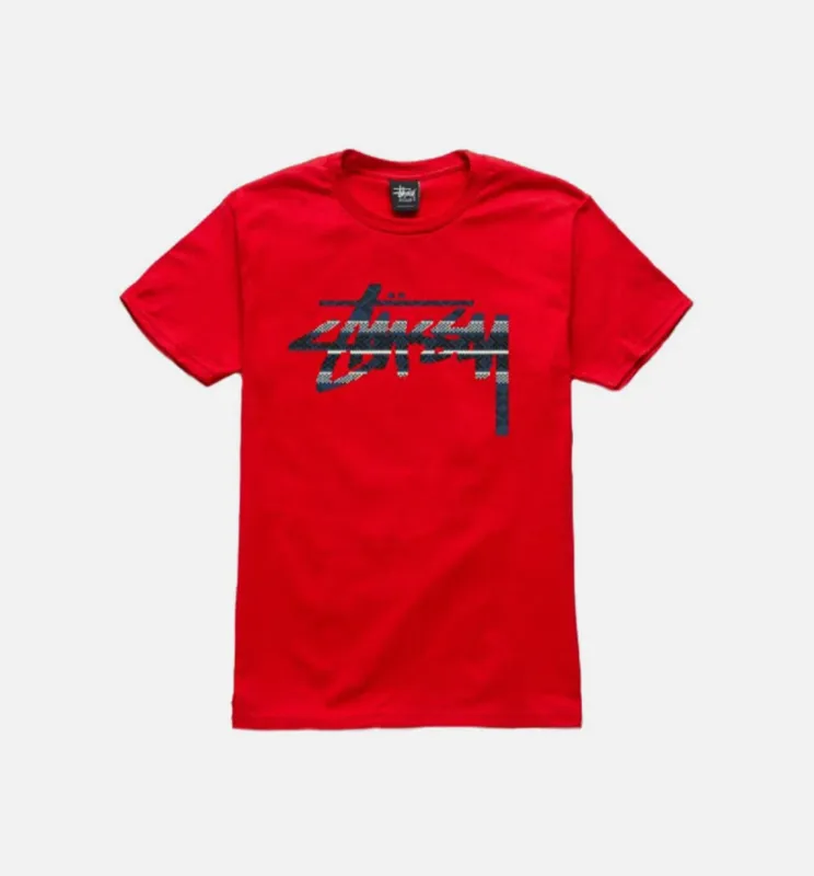 Stock Knit Mens Tee - Red made by Stussy