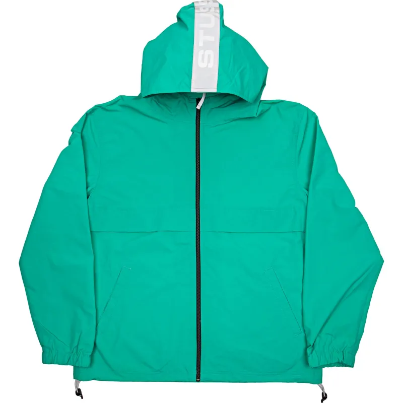 Light Nylon Full Zip Mens Jacket - Aqua sold by Nice Kicks Retail