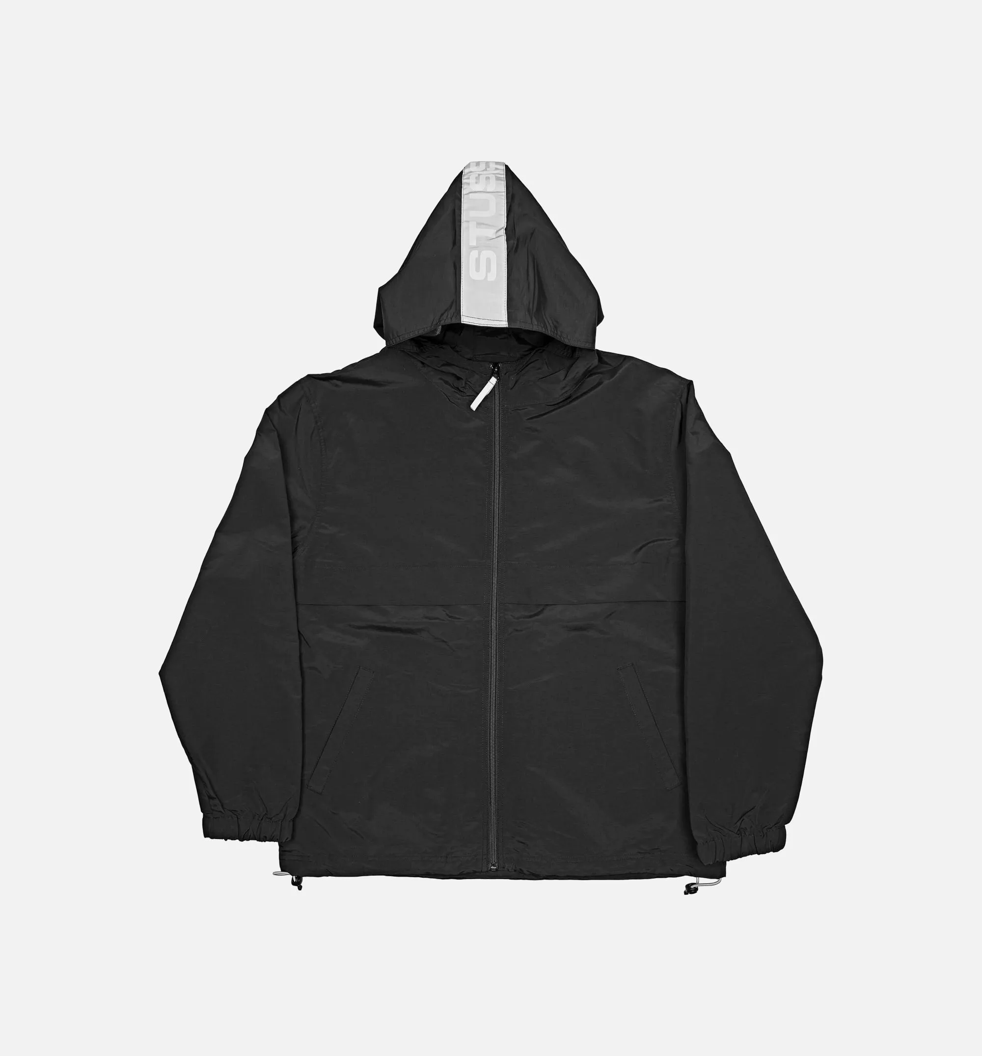 Light Nylon Full Zip Mens Jacket - Black sold by Nice Kicks Retail