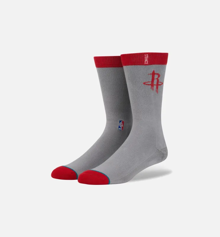 NBA Houston Rockets Socks (Mens) - Grey/Red sold by Nice Kicks Retail