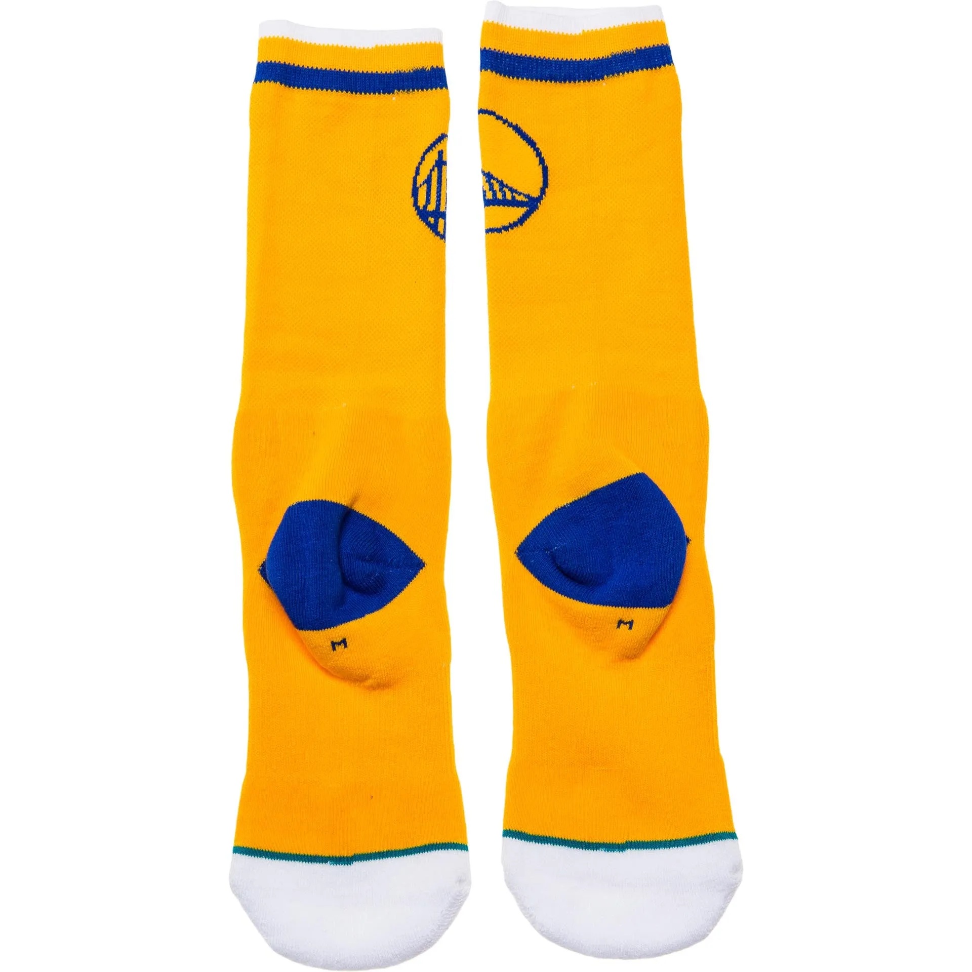 NBA Golden State Warriors Socks (Mens) - Yellow sold by Nice Kicks Retail product image thumbnail 2