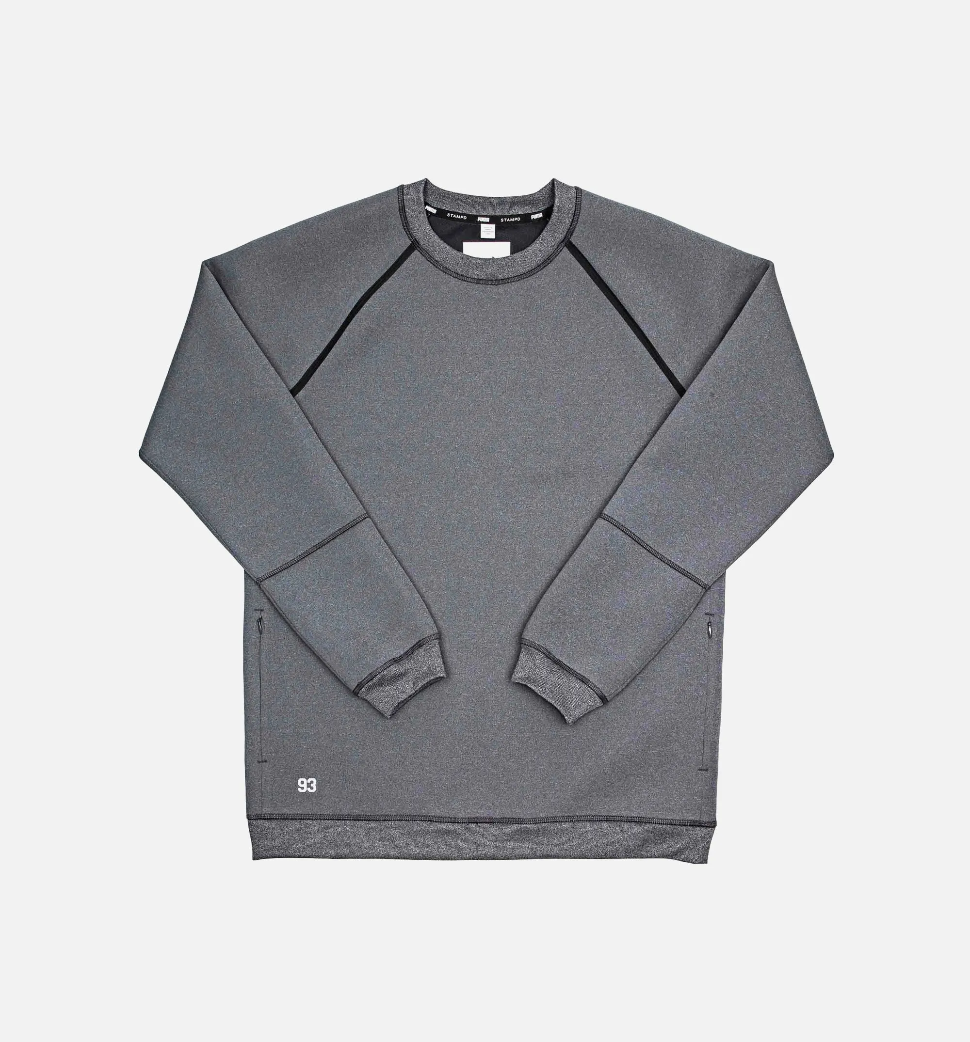 Puma X Stampd Mesh Long Sleeve Mens Crew - Grey sold by Nice Kicks Retail