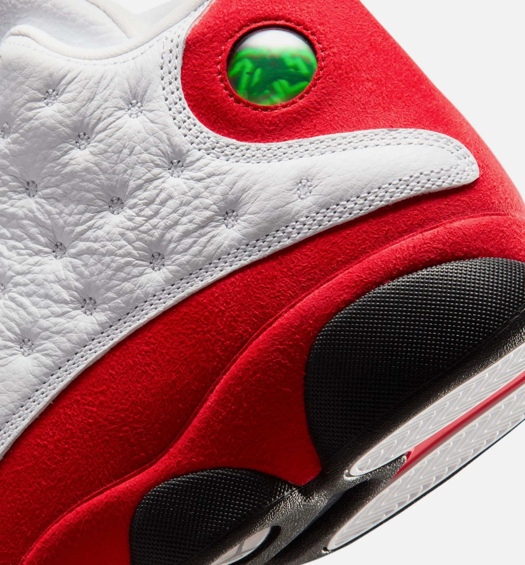 Air Jordan 13 Retro White And University Red Mens Lifestyle Shoe - White/Black/True Red sold by Nice Kicks Retail product image thumbnail 4
