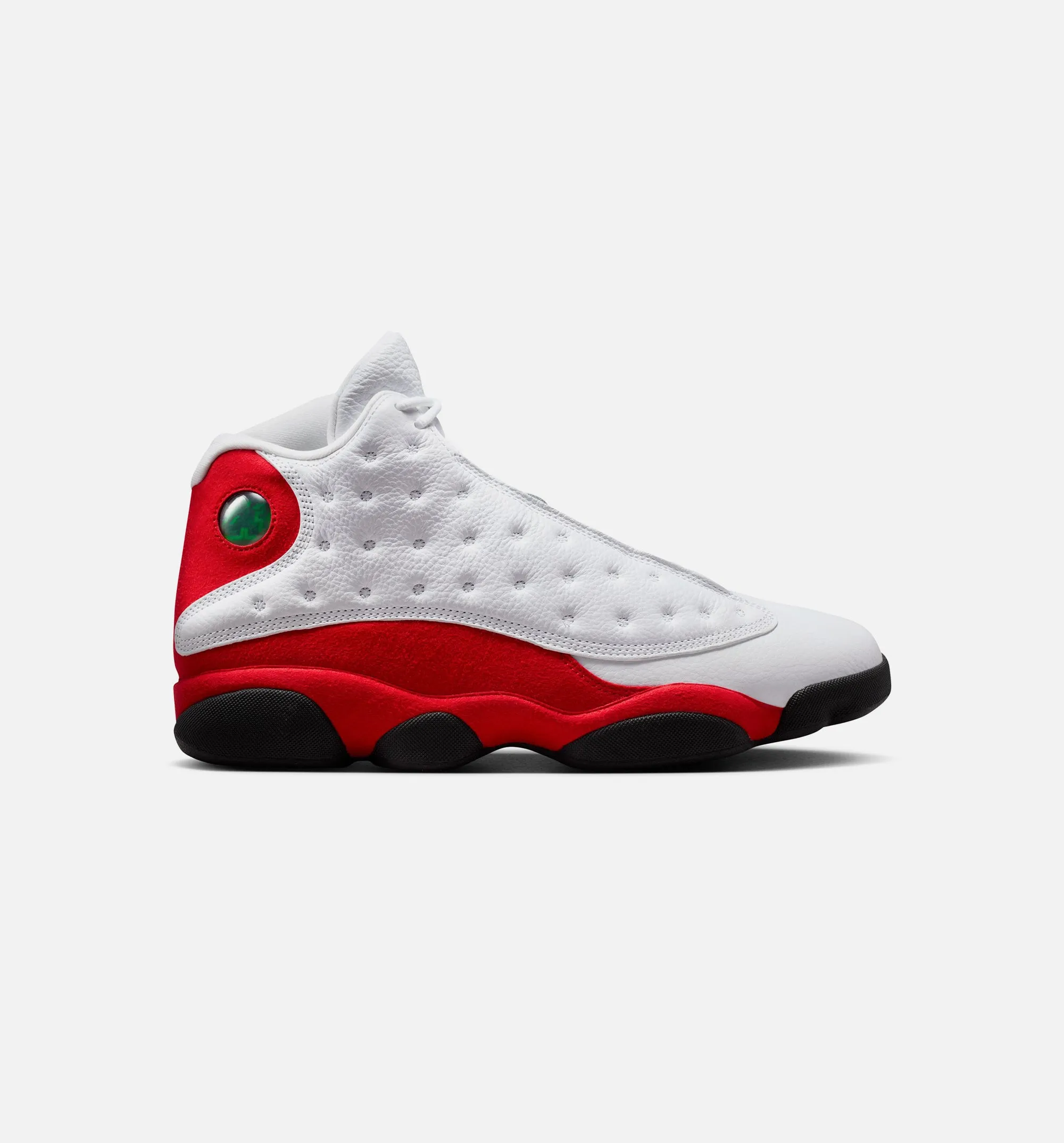 Air Jordan 13 Retro White And University Red Mens Lifestyle Shoe - White/Black/True Red sold by Nice Kicks Retail