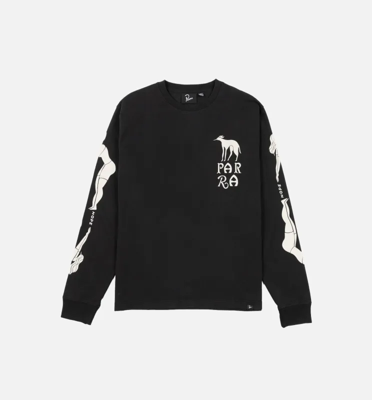 The Dog Training Mens Long Sleeve Shirt - Black made by by Parra