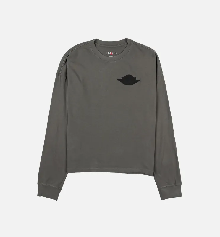 Air Jordan Wings Mens Long Sleeve Shirt - River Rock sold by Nice Kicks Retail