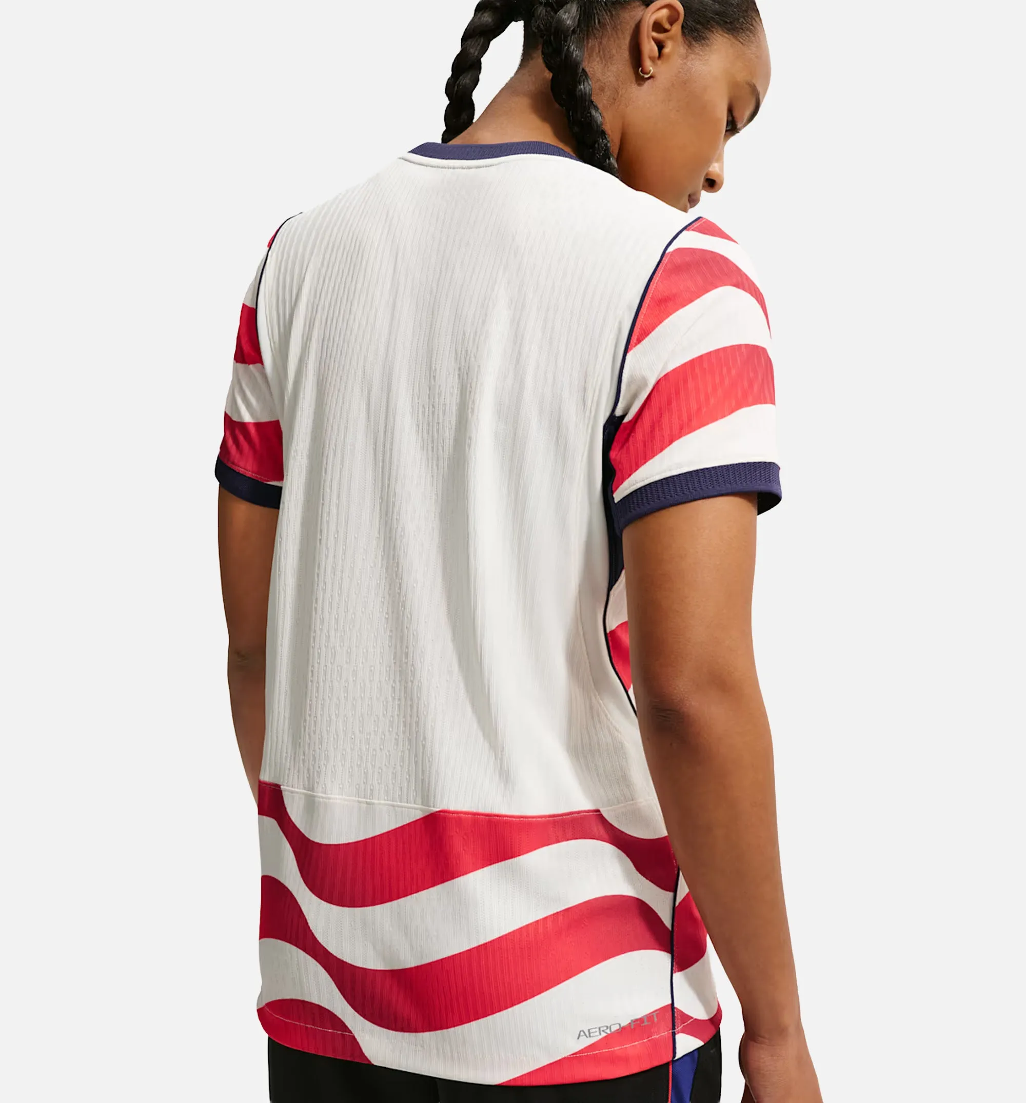 USMNT 2026/27 Match Home Aero Fit Soccer Authentic Womens Jersey - Sail/Midnight Navy/Midnight Navy sold by Nice Kicks Retail product image thumbnail 2