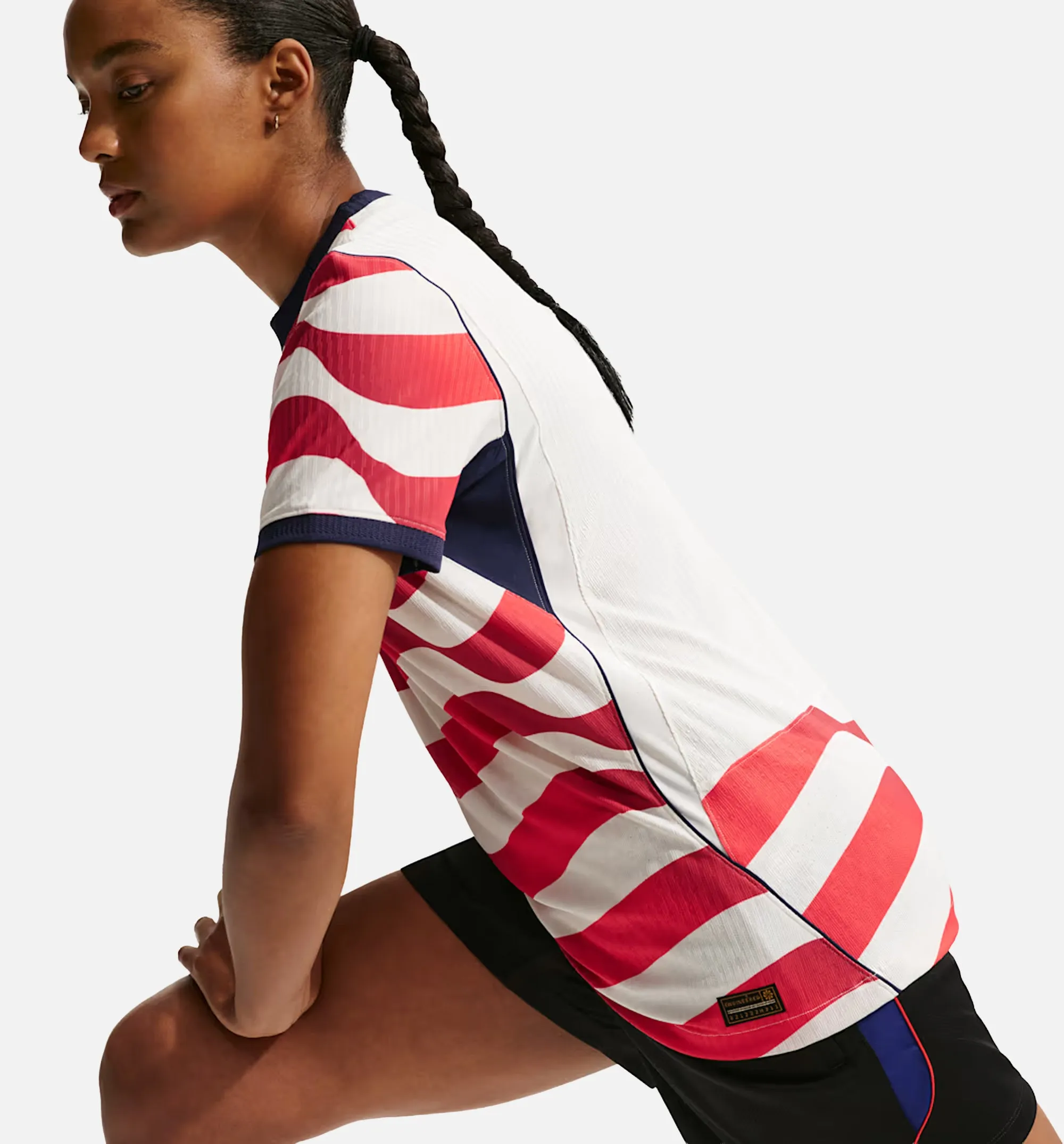 USMNT 2026/27 Match Home Aero Fit Soccer Authentic Womens Jersey - Sail/Midnight Navy/Midnight Navy sold by Nice Kicks Retail product image thumbnail 3