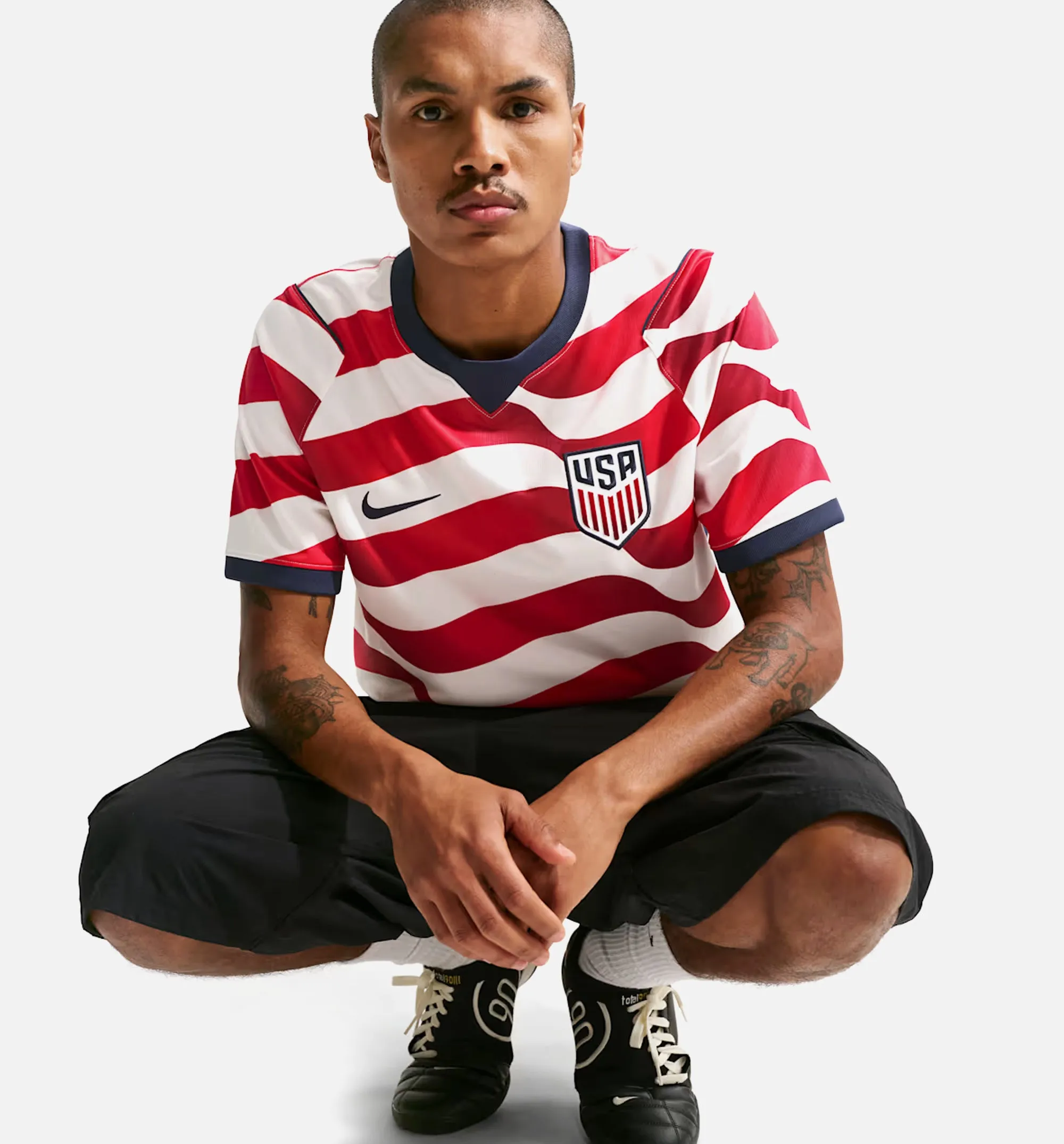 USMNT 2026 Stadium Home Dri Fit Replica Mens Jersey - Sail/Midnight Navy/Midnight Navy sold by Nice Kicks Retail product image thumbnail 3