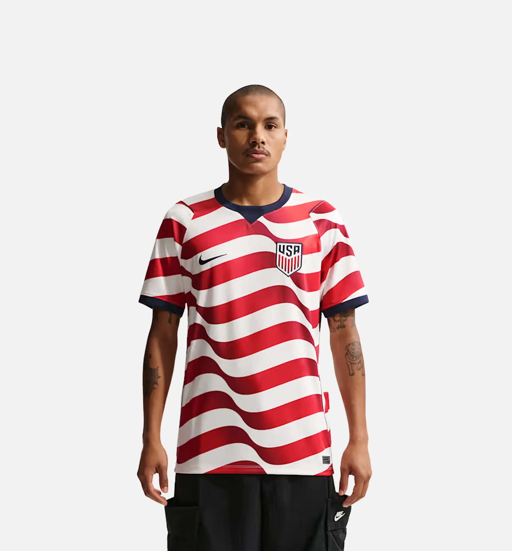 USMNT 2026 Stadium Home Dri Fit Replica Mens Jersey - Sail/Midnight Navy/Midnight Navy sold by Nice Kicks Retail