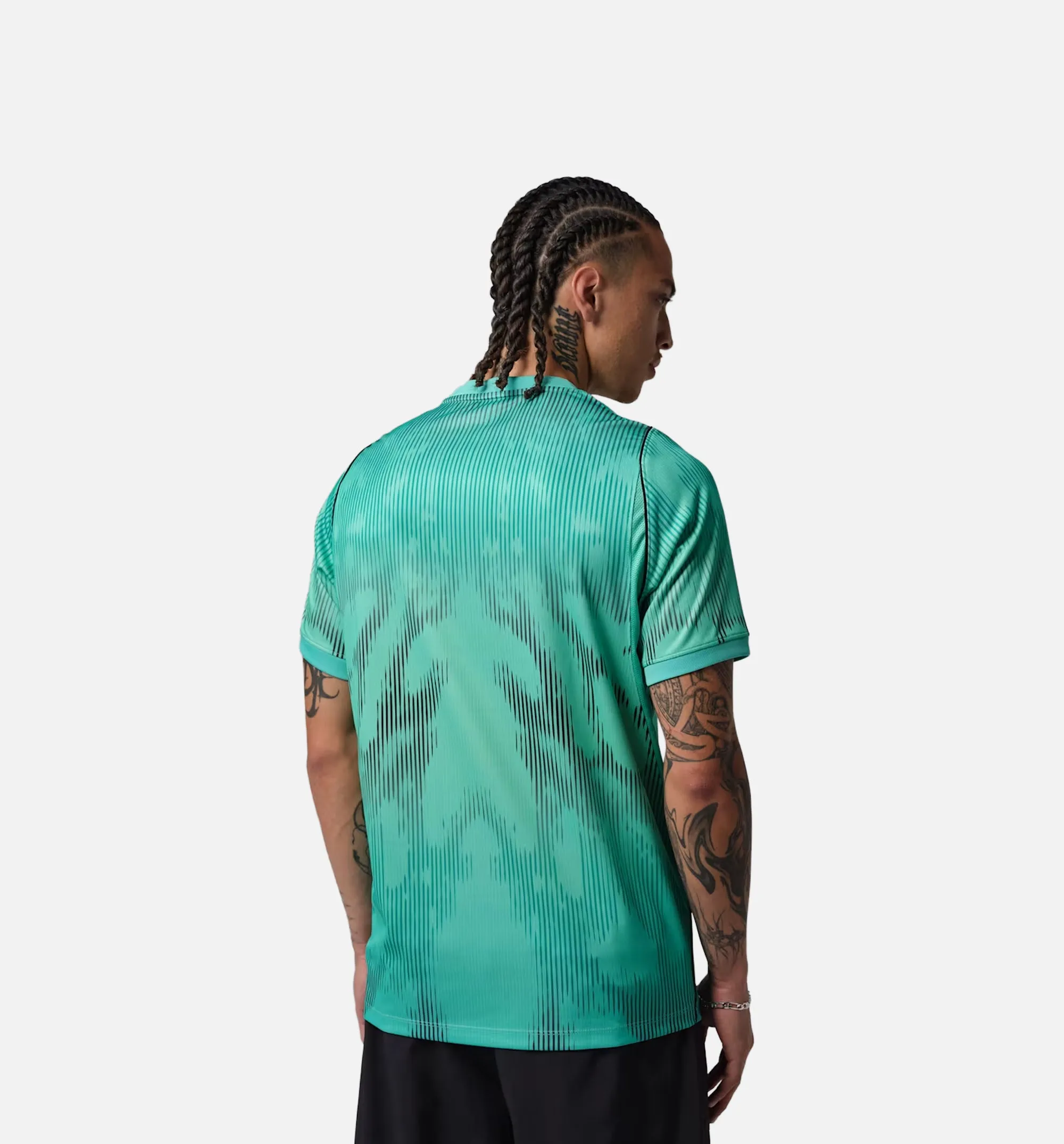 Brazil 2026 Stadium Goalkeeper Dri Fit Soccer Replica Mens Short Sleeve Shirt - Light Menta/Black sold by Nice Kicks Retail product image thumbnail 2