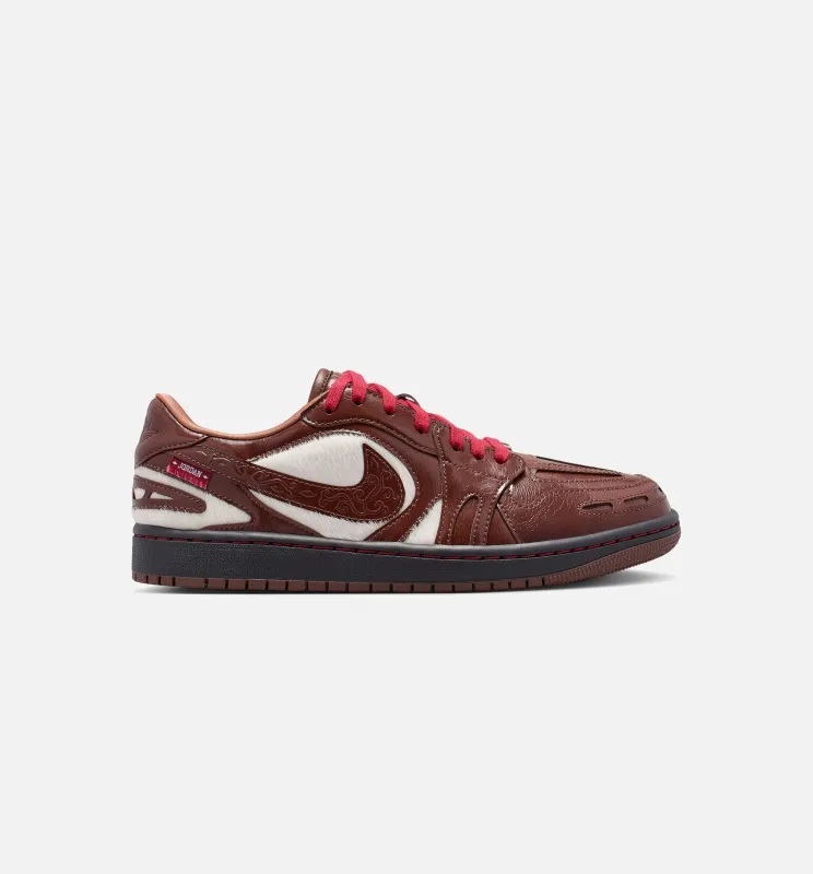 Air Jordan 1 Low Lunar New Year Womens Lifestyle Shoe - Light Chocolate/Light Chocolate/Black made by Jordan