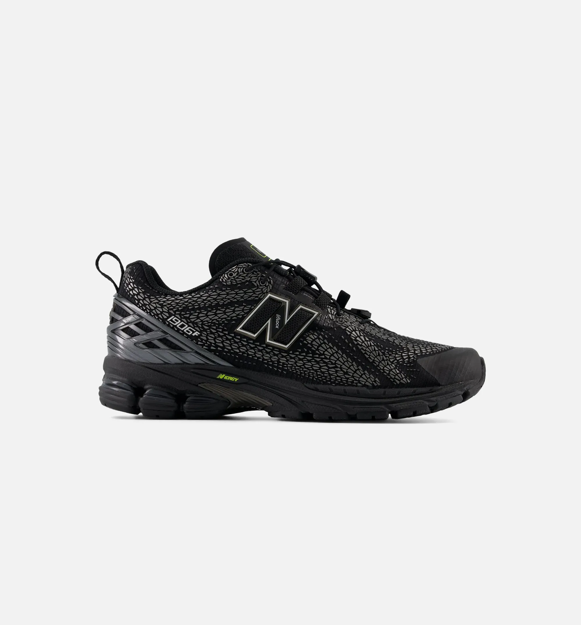 1906F Mens Lifestyle Shoe - Black/Alkaline Green sold by Nice Kicks Retail
