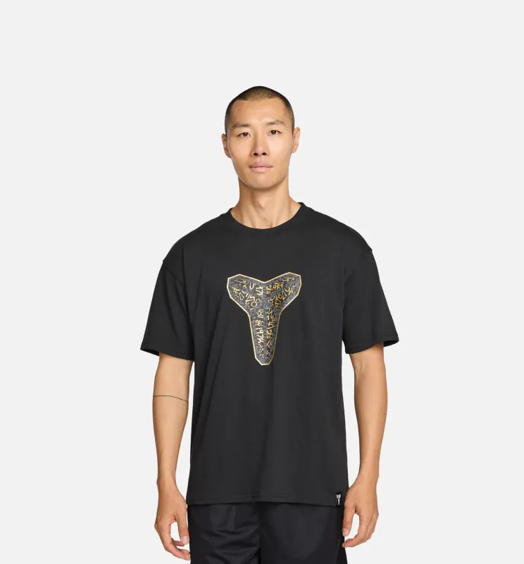 Kobe Mamba Day Dri Fit  Mens Short Sleeve Shirt - Black made by Nike